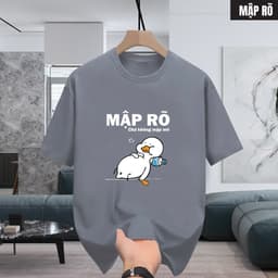 Áo thun nam nữ cổ tròn MẬP RÕ KHÔNG MẬP MỜ - THẾ DỚI ĐỘNG ZỊT form unisex chất cotton mềm mại, áo thun local 5
