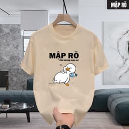 Áo thun nam nữ cổ tròn MẬP RÕ KHÔNG MẬP MỜ - THẾ DỚI ĐỘNG ZỊT form unisex chất cotton mềm mại, áo thun local 6