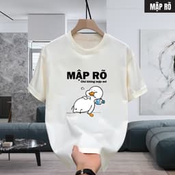 Áo thun nam nữ cổ tròn MẬP RÕ KHÔNG MẬP MỜ - THẾ DỚI ĐỘNG ZỊT form unisex chất cotton mềm mại, áo thun local 3