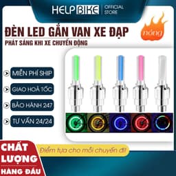 [ ĐÈN VAN ] Đèn xe đạp thể thao, Đèn led gắn van xe đầy đủ màu sắc DV01 1