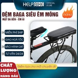 Đệm yên sau xe đạp, Đệm baga siêu êm ái và chắc chắn cho người ngồi sau ĐYS 2