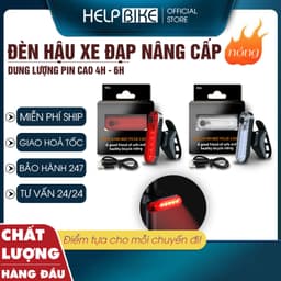 Đèn hậu xe đạp, đèn cảnh báo xe đạp thể thao DH04 1