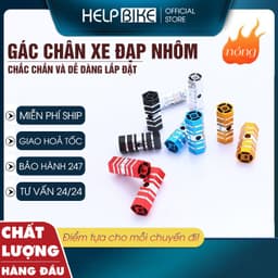 Gác chân xe đạp thể thao dễ lắp đặt, Cặp gác chân chắc chắn tiện lợi nhiều màu sắc GCT02 1