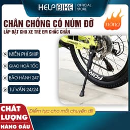 Chân chống xe đạp trẻ em chắc chắn có núm cao su chống trơn trượt, đủ size 12/ 4/16/18/20inch CCTECN 1