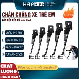 Chân chống xe đạp xe đạp trẻ em chắn chắn, dễ lắp đặt 12inch 14inch 16inch 18inch 20inch - CCTEKN 1
