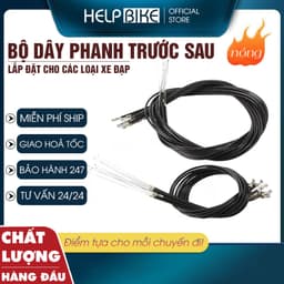 Bộ 2 dây phanh xe đạp thể thao, xe đạp thường bền bỉ chắc chắn BDP 1