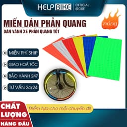 Dán phản quang cho vành xe đạp, phản quan xe máy MPQ 1