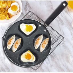 Chảo chiên ốp trứng 4 ngăn chống dính dùng được bếp từ 2