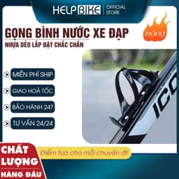 Gọng nước xe đạp thể thao, Gọng bình nước nhựa dẻo chắc chắn GN02 1