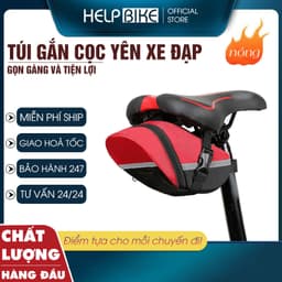 Túi xe đạp gắn trục yên, Túi treo đựng đồ thể thao nhỏ gọn chống nước TCY 1