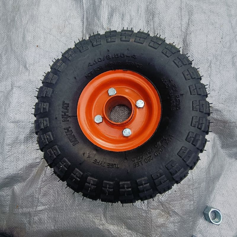 Bánh hơi 350-4 D200 cho xe kéo và xe đẩy hàng - Giá 1 chiếc.