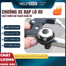 Chuông xe đạp thể thao, Chuông đồng có âm thanh vang lớn CX02 1