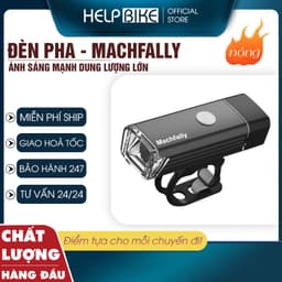 Đèn xe đạp thể thao USB MACHALLY, đèn led gắn xe đạp siêu sáng DP03 1