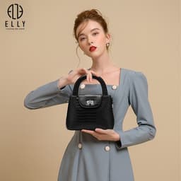 [Tặng hộp 20.10] Túi xách nữ thời trang ELLY EL327 đeo chéo đeo vai xách tay da tổng hợp cao cấp chính hãng 2