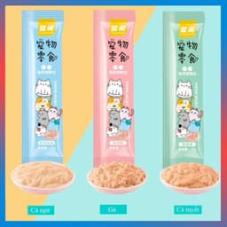 [Hoả tốc] Combo 50-100-150-200 Súp Thưởng Shizuka,S2Pet Cho mèo 15g, Thanh Pate Bổ Dưỡng Cho Mèo 15g 1