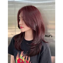 Thuốc nhuộm tóc tại nhà,  Thuốc nhuộm tóc màu NÂU ĐỎ CHERRY không tẩy |  Cheeng+ 2
