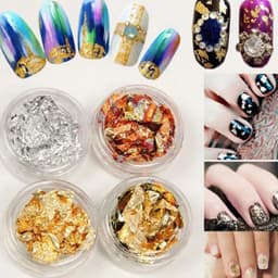 Sét Giấy Nhún, Giấy Bạc 4 Màu Trang Trí Móng NAIL- Sét Giấy Nhún 2