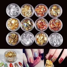Sét Giấy Nhún, Giấy Bạc 4 Màu Trang Trí Móng NAIL- Sét Giấy Nhún 7