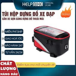 Túi xe đạp thể thao gọn gàng, Túi treo xe đạp dung tích lớn chống nước màn hình càm ứng TN06 1