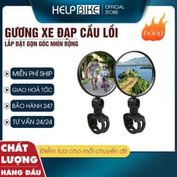 Gương xe đạp, gương chiếu hậu BIKEBAY hàng sịn GX01 1