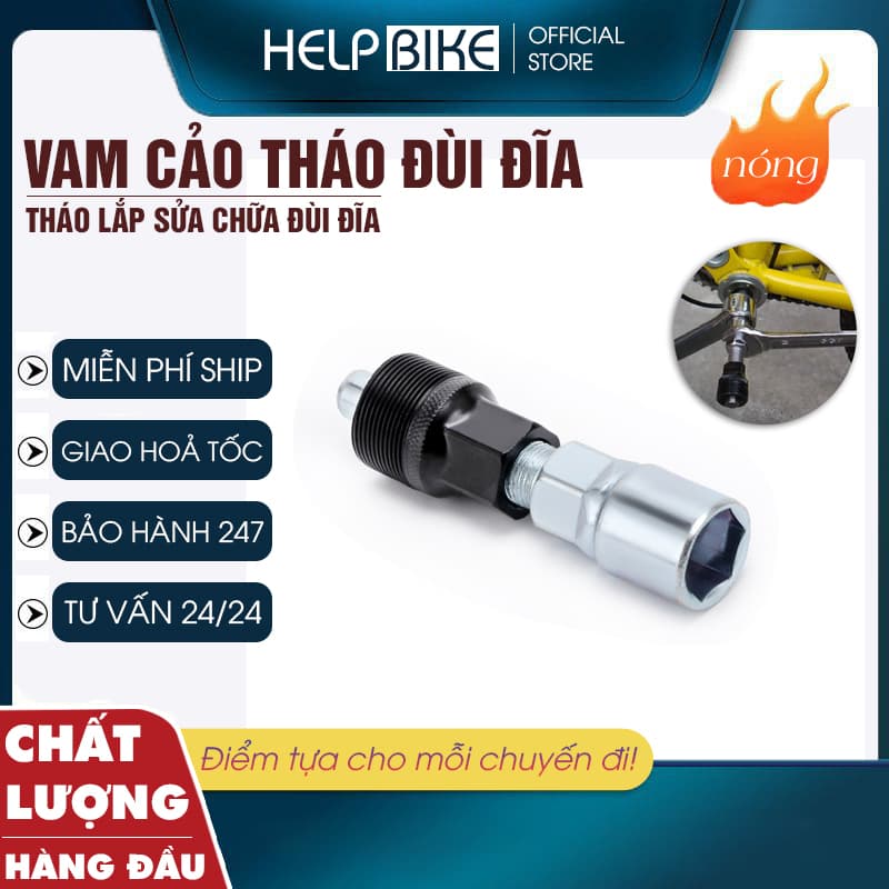 Van cảo tháo đùi đĩa xe đạp tiện lợi, Dụng cụ tháo lắp sửa chữa đùi đĩa xe đạp chuyên dụng - CTDD