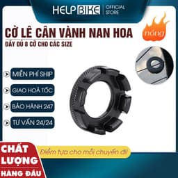 Cờ lê nan hoa điều chỉnh căm xe đạp, Bát cân nan hoa 8 lỗ cân vành xe đạp xe máy tiện lợi - CLNH 1