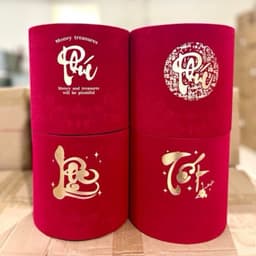 Trụ Nhung Cắm Hoa Tết, Đào Đông, Lúa Mạch - Trang trí Tết độc đáo cho không gian sống. 3