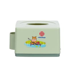 COMBO 5 Hộp đựng giấy ăn nhựa Việt Nhật (2702) hộp để khăn giấy để bàn, gia đình, quán ăn kt (13x13x8 cm) 3