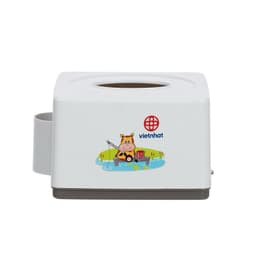 COMBO 5 Hộp đựng giấy ăn nhựa Việt Nhật (2702) hộp để khăn giấy để bàn, gia đình, quán ăn kt (13x13x8 cm) 6