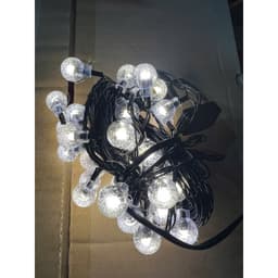 Dây Đèn Trang Trí Bóng Trứng Đèn Bi Bọt Dài 10m, Bóng Đèn Tròn Trang Trí Trong Nhà, Ngoài Trời Chống Nước, Chống Va Đập 8