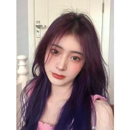 Thuốc nhuộm tóc tại nhà,  Thuốc nhuộm tóc màu ĐEN TÍM không cần tẩy |  Cheeng+ 2