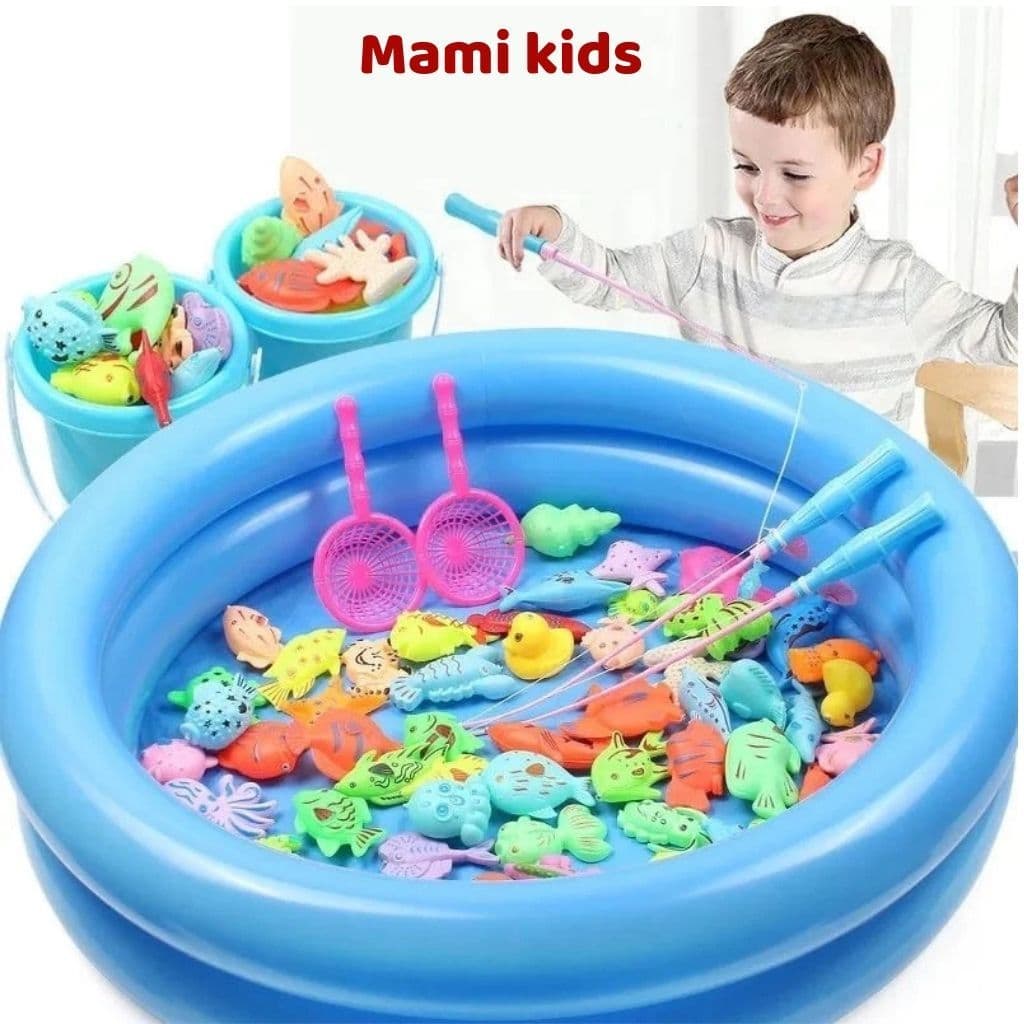 Đồ Chơi Câu Cá 42 Chi Tiết Mamikids Giúp Bé Khéo Léo Hơn,Câu Cá Nam Châm Cho Bé Chơi Cả Ngày