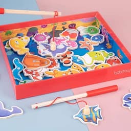 Đồ Chơi Câu Cá 42 Chi Tiết Mamikids Giúp Bé Khéo Léo Hơn,Câu Cá Nam Châm Cho Bé Chơi Cả Ngày 9