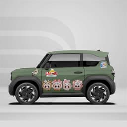 [HỎA TỐC] Tem xe Vf3, decal labubu dán ô tô, sticker labubu chất lượng cao Temxe.Net 7