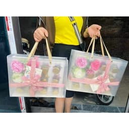 COMBO 5 CÁI - Túi nhựa, túi mica mờ đựng quà tặng 3