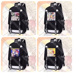 Balo nam nữ in hình HONEY TROUBLE BL chibi anime cặp sách đi học tiện lợi thời trang 1