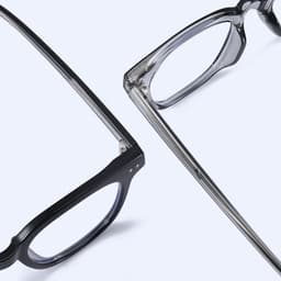 Gọng kính cận thời trang nam nữ ANDU EYEWEAR dáng vuông chống tia UV cốt kim loại 17AD180 4