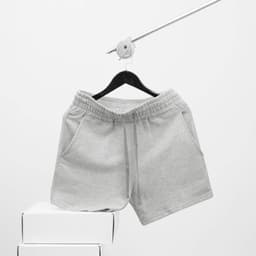 quần đùi cộc basic chất liệu vải da cá coton Menswear Pants Nam 2