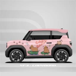 [HỎA TỐC] Tem dán xe VF3  - Decal Sticker dán xe - Ds Decal - sttiker capybara Temxe.Net 4