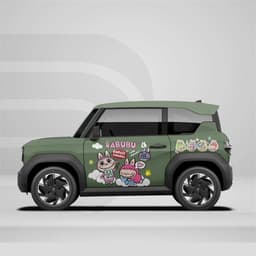 [HỎA TỐC] Sticker Tem Dán Decal Xe VF3 Mẫu Labubu In Hình Theo Yêu Cầu IB Shop Temxe.Net 4