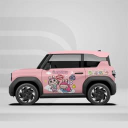 [HỎA TỐC] Sticker Tem Dán Decal Xe VF3 Mẫu Labubu In Hình Theo Yêu Cầu IB Shop Temxe.Net 6