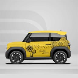 [HỎA TỐC] Decal Sticker Tem Dán Xe VF3 - Mandala Trang Trí 2 Bên - Ds Decal Chất Lượng Temxe.Net 8