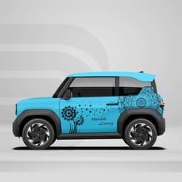 [HỎA TỐC] Decal Sticker Tem Dán Xe VF3 - Mandala Trang Trí 2 Bên - Ds Decal Chất Lượng Temxe.Net 1