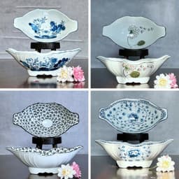 Bát Thuyền Đựng Gà Cúng Nguyên Con, Bát Thả Gà Nguyên Con Bày Mâm Cúng Gia Tiên Lễ Tết Gốm Sứ Bát Tràng Cao Cấp 1