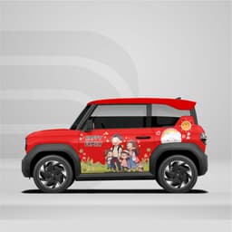 [HỎA TỐC] Sticker Tem Dán Decal Xe VF3 Hình Family In Hình Theo Yêu Cầu IB Shop Temxe.Net 6