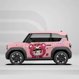 [HỎA TỐC] Sticker Tem Dán Decal Xe VF3 Hình Labubu Lotso In Hình Theo Yêu Cầu IB Shop Temxe.Net 4