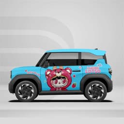 [HỎA TỐC] Sticker Tem Dán Decal Xe VF3 Hình Labubu Lotso In Hình Theo Yêu Cầu IB Shop Temxe.Net 5