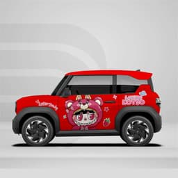 [HỎA TỐC] Sticker Tem Dán Decal Xe VF3 Hình Labubu Lotso In Hình Theo Yêu Cầu IB Shop Temxe.Net 8