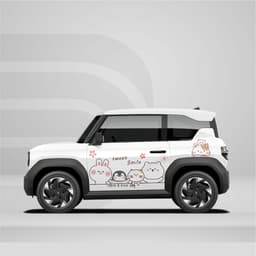 [HỎA TỐC] Tem dán xe VF3 - Decal Gia Đình - Trang Trí Ngoại Thất Đẹp Mắt Cao Cấp (2 bên) Temxe.Net 8