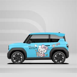 [HỎA TỐC] Sticker Tem Dán Decal Xe VF3 Mẫu Kitty cute In Hình Theo Yêu Cầu IB Shop Temxe.Net 6